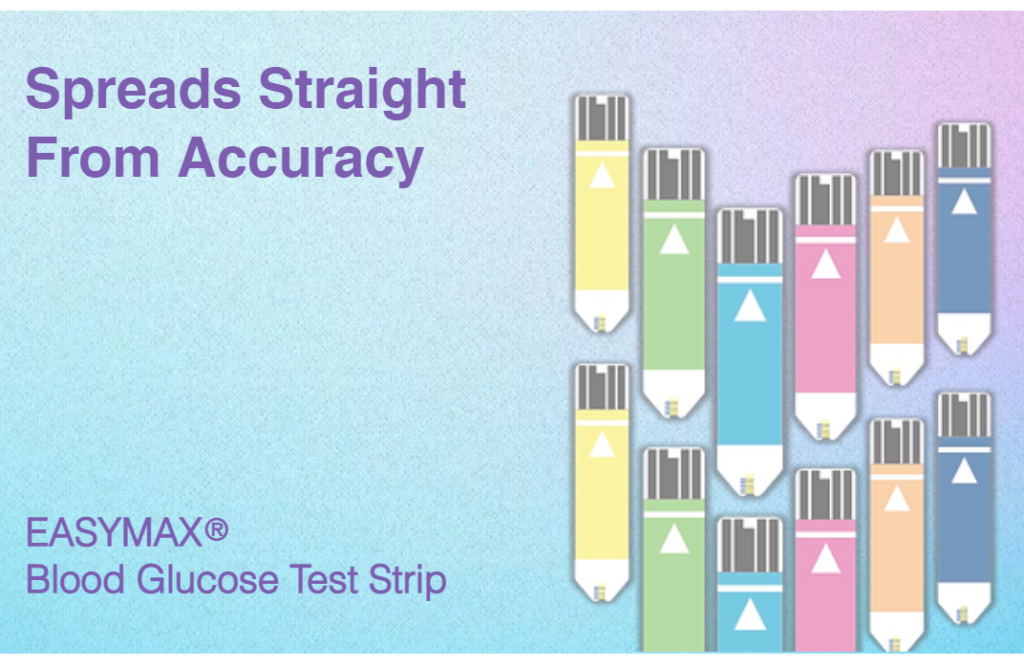 EASYMAX ® Blood Glucose Test Strip ( MADE IN TAIWAN ) URCARE